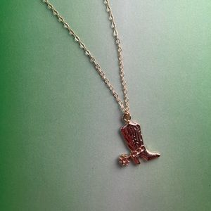 Boot necklace